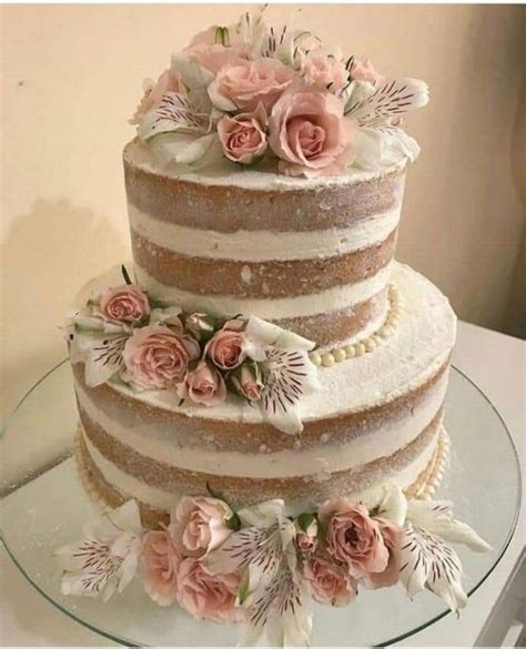 Pastel Desnudo O Naked Cake Foro Banquetes Bodas Mx