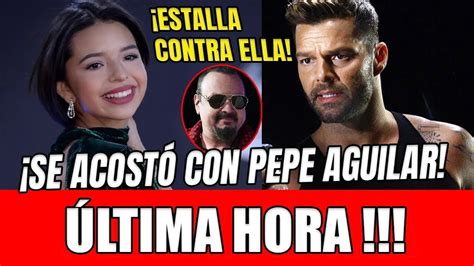 Ricky Martin Estalla Contra Angela Aguilar Por Su Ruina Econ Mica Y Por