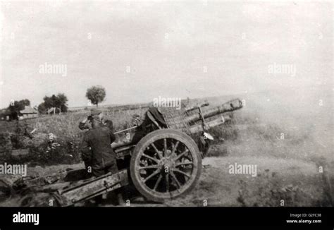 La Artiller A Alemana En El Frente Ruso De Fotograf A De Stock Alamy