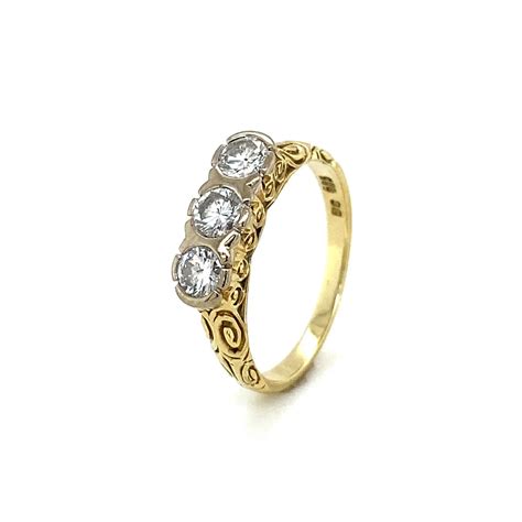 Ring Bicolor Mit Brillanten Bi