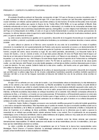 RESPUESTAS EVAU DESCARTES Pdf