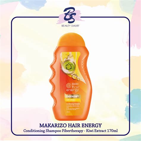 Jual MAKARIZO Hair Energy Fibertherapy Conditioning Shampoo Kiwi