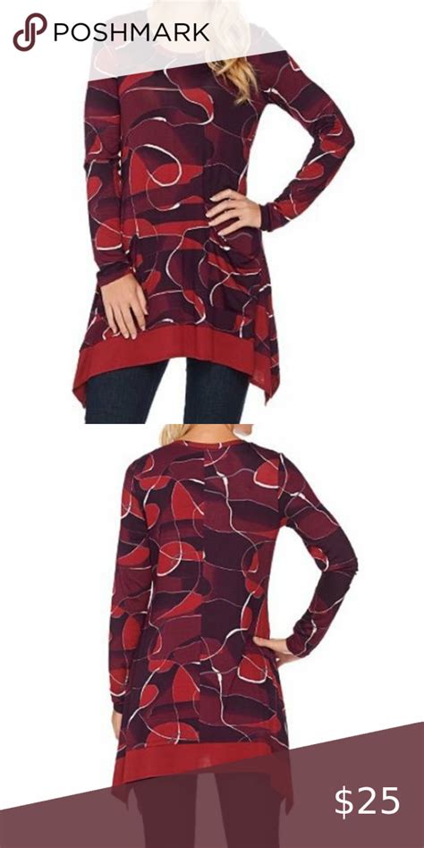 Stylish Logo Printed Knit Top With Asymmetric Hem