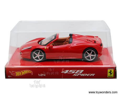 Ferrari Spider Convertible Bly Scale Mattel Hot Wheels