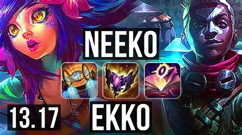 NEEKO Vs EKKO MID 7 1 11 Godlike 400 Games KR Master 13 17