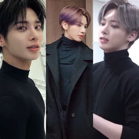 Taehyun In Black Turtle Neck TXT Kpop Idol Txt