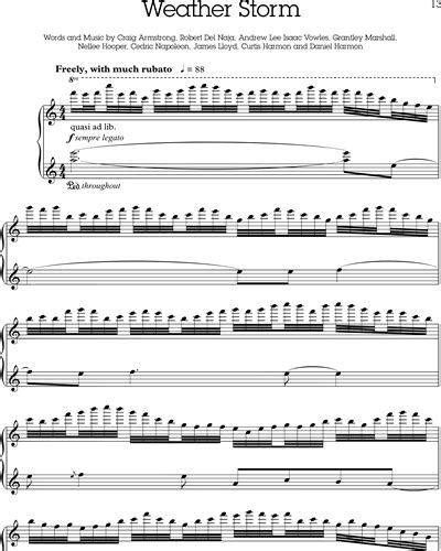 Weather Storm Sheet Music By Craig Armstrong Nkoda Free 7 Days Trial