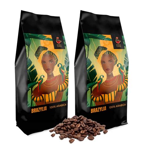 Kawa ziarnista świeżo palona arabica Brazylia 2kg 14021744850