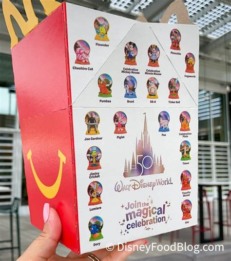 Photos Mcdonalds Launches New Disney World 50th Anniversary Happy