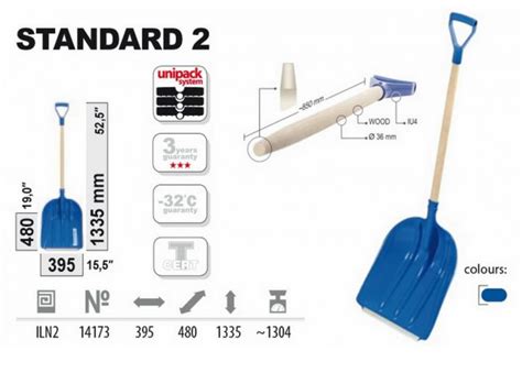 Prosperplast Opata Do Niegu I Ziarna Standard Niebieska Iln B