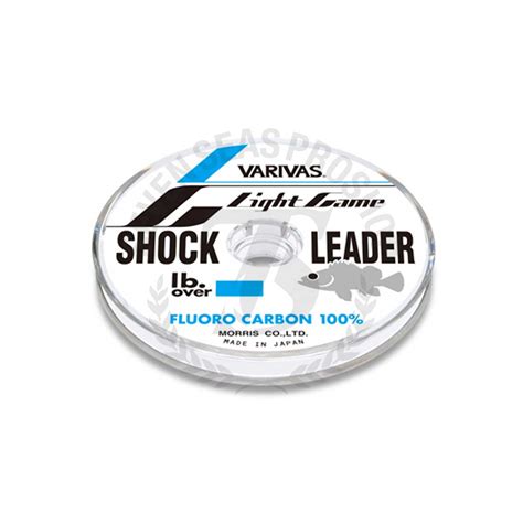 Varivas Light Game Shock Leader Fluoro Carbon M Lb Over Natural