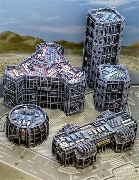 I just uploaded a free 6mm terrain STL set! : r/battletech