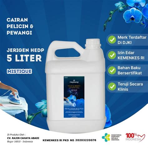 Jual PELICIN SETRIKA PEWANGI PAKAIAN VARIAN MISTIQUE 5LITER PARFUM