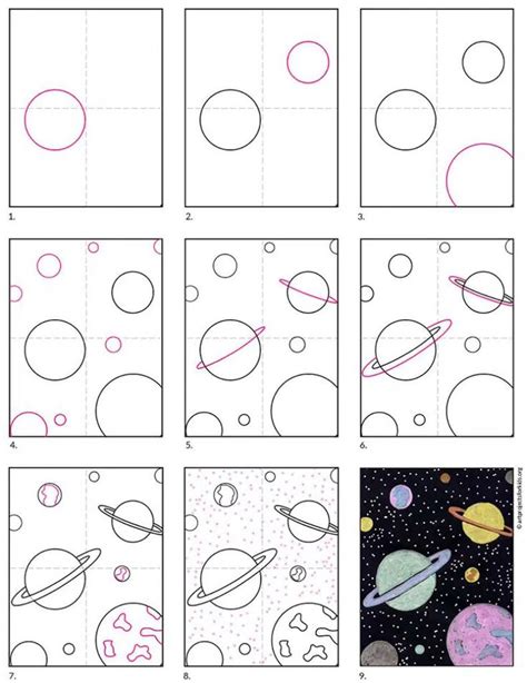 How to Draw Planets Tutorial