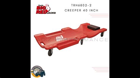 Big Red Torin Blow Molded Plastic Rolling Garage Shop Creeper Mechanic