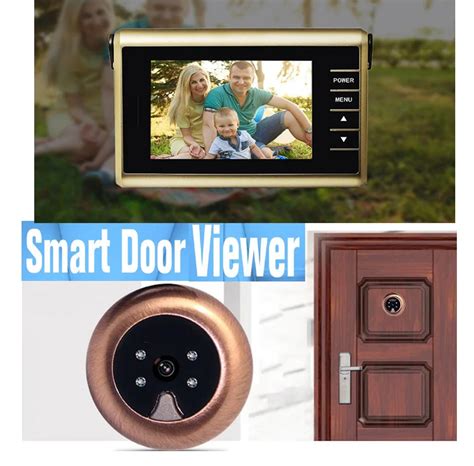 New Pir Motion Detection Auto Video Recording Door Peephole Camera 30