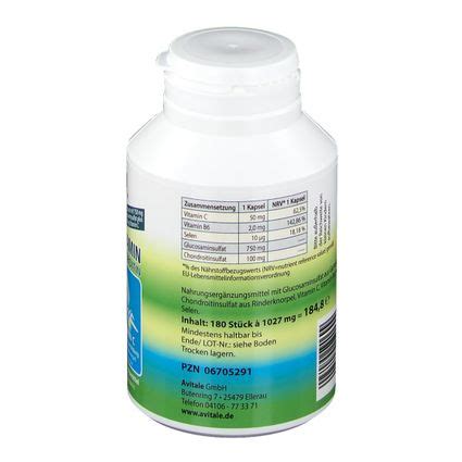 Avitale Glucosamin Mg Chondroitin Mg St Shop Apotheke