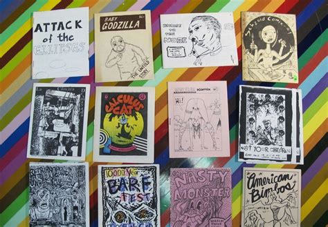 Vtg 1980s Mini Comic Mixed 8 Pagers Emerson Lewis Ryan Ratface