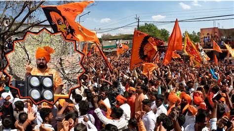 BJP MLA Raj Singh Sri Ram Navami Shobha Yatra 2023 Dhoolpet Sri Ram