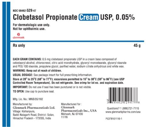 Clobetasol Propionate Cream