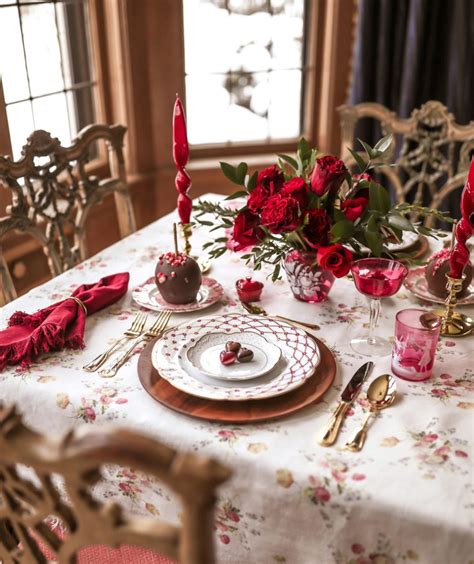 Valentines Day Tablescape Memorandum Lifestyle Blog