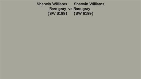 Sherwin Williams Rare Gray Vs Rare Gray Side By Side Comparison