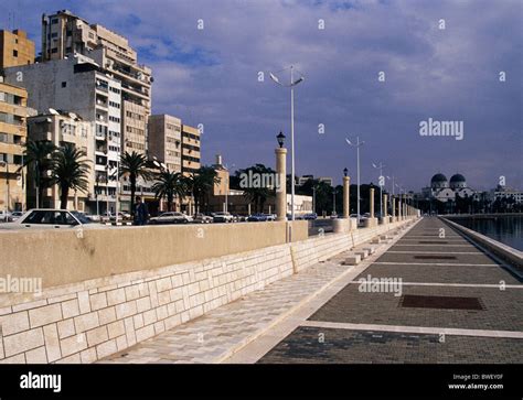 WATERFRONT PROMENADE - BENGHAZI - LIBYA Stock Photo - Alamy