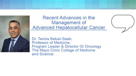 Recent Advances In The Management Of Advanced Hepatocellular Cancer