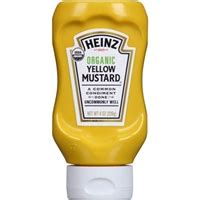 Heinz Mustard Yellow Allergy and Ingredient Information