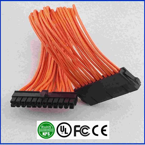 Pin Male To Female Pci E Atx Power Extension Cable With Orange