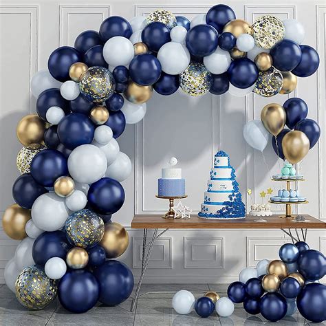 Buy Blue Balloon Arch Kit Aivatoba Navy Blue Balloon Garland Kit