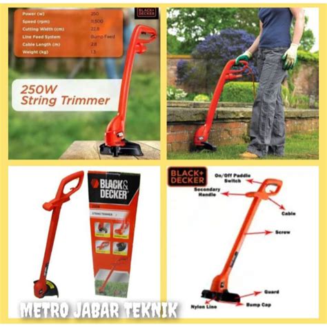 Jual Mesin Potong Rumput Listrik Gl B Black Decker String Trimmer