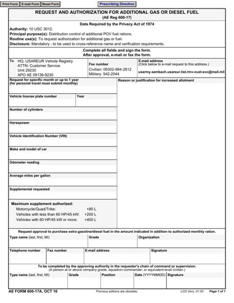 Ae Form A Fillable Printable Forms Free Online