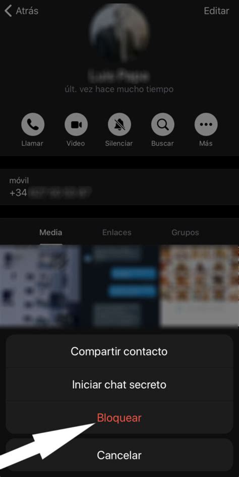 Como Bloquear A Un Contacto En Telegram