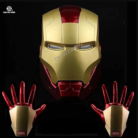 Masque De Cosplay Spidsuffolk Iron Man Pour Enfants Masque De Bras De