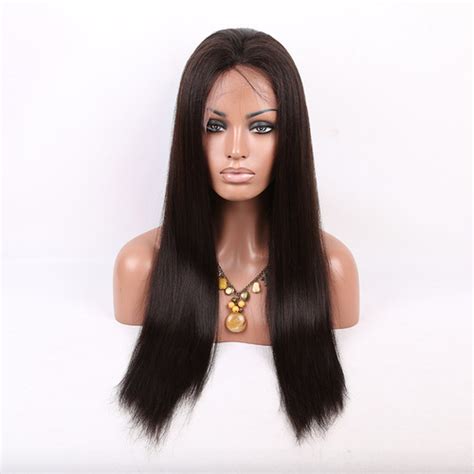 Good Quality Indian Human Remy Hair Full Lace Wig Straight Hair At Best