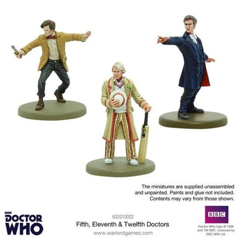 The Dr Who Miniatures Game Fifth Eleventh And Twelfth Doctors