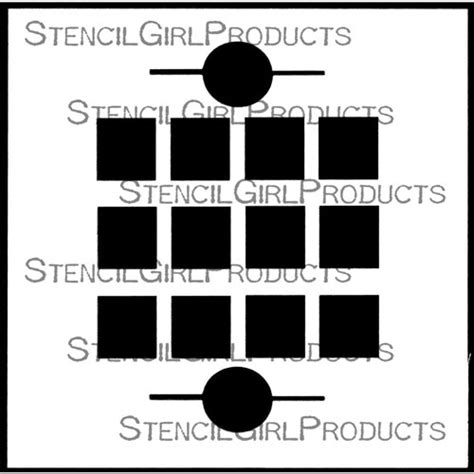 Custom Color Swatch Stencil Rae Missigman Stencilgirl Products