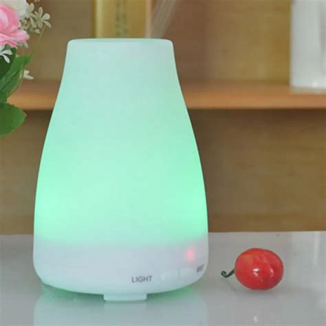 Ultrasonic Humidifier Aromatherapy Oil Diffuser Cool Mist With 7 Color Led Lights Essential Oil