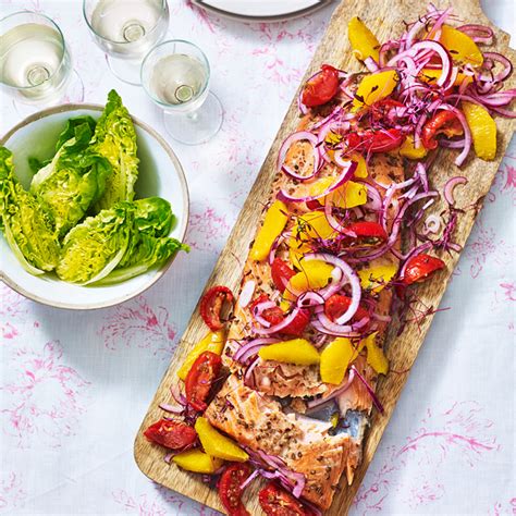 Hot Smoked Salmon With Sun Blushed Tomatoes Dinner Recipes Woman Home