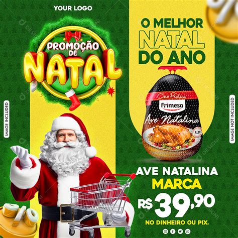 Social Media Promoção De Natal O Melhor Do Ano Psd Editável [download