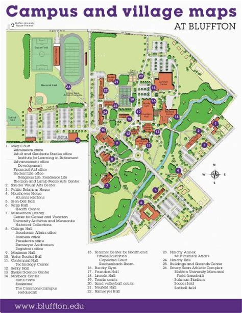 Ohio Northern University Campus Map - Map