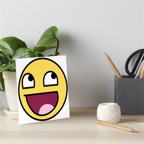 "Original LOL Face Emoji " Art Board Print by Winkham | Redbubble