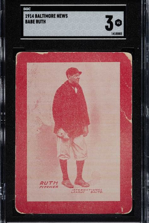 Babe Ruth Rookie Card Sells For Record Million Sports