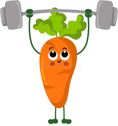 Carrot Mascot Cartoon Stock Vector Illustration Of Green 50773386