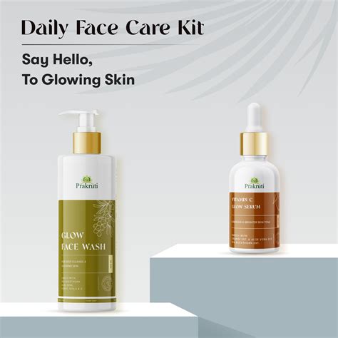 Vitamin C Face Serum And Face Wash Combo Prakruti