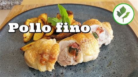 POLLO FINO Gefüllte Hähnchen Oberkeulen auf italienische Art YouTube