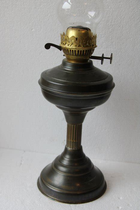 Lampe A Huile Ancienne Bronze Doccasion