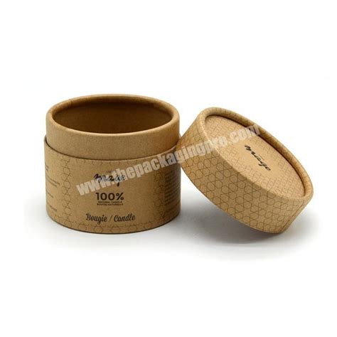 Kraft Paper Round Box Cardboard Cylinder Box Kraft Tube Packaging