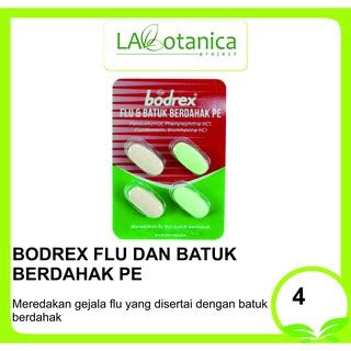 Jual Bodrex Flu Dan Batuk Berdahak Pe Kaplet Shopee Indonesia